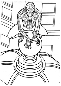 Desenhos do Homem-Aranha para colorir – Página de colorir 1