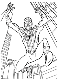 Desenhos do Homem-Aranha para colorir – Página de colorir 24