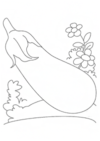 Desenhos de vegetais para colorir – Página de colorir 43