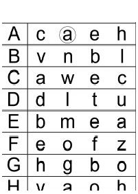 english alphabet - worksheet 78