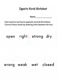 english words - worksheet 595
