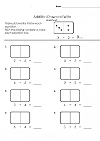 simple addition for kids - worksheet 17