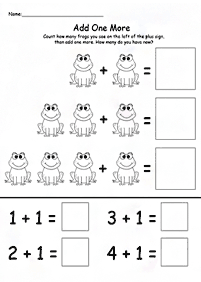 simple addition for kids - worksheet 23