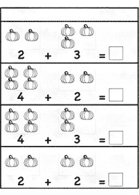 simple addition for kids - worksheet 3