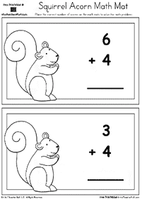 simple addition for kids - worksheet 65