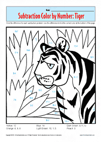 color by numbers - coloring page 144