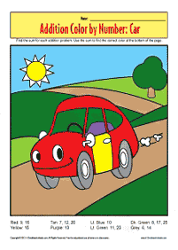 color by numbers - coloring page 146
