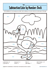 color by numbers - coloring page 147