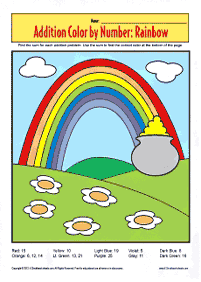 color by numbers - coloring page 153