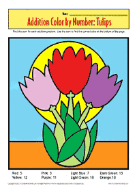 color by numbers - coloring page 160