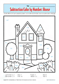 color by numbers - coloring page 165