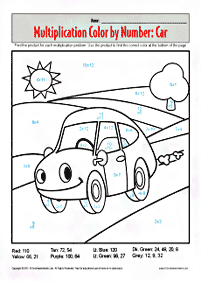 color by numbers - coloring page 168
