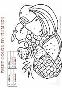 color by numbers - coloring page 27