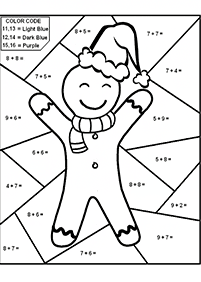 color by numbers - coloring page 75