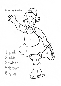 color by numbers - coloring page 76