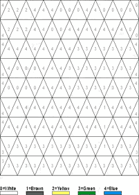color by numbers - coloring page 88