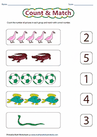 counting worksheets - worksheet 4