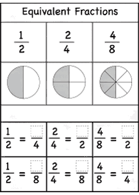 fractions worksheets - worksheet 16