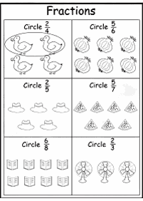 fractions worksheets - worksheet 24