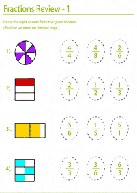 fractions worksheets - worksheet 29