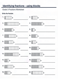 fractions worksheets - worksheet 33