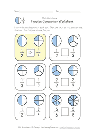 fractions worksheets - worksheet 34