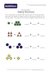 simple math for kids - worksheet 79