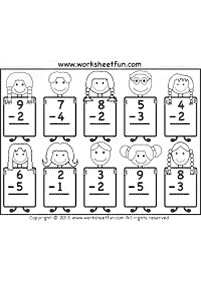 simple math for kids - worksheet 80