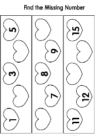 skip counting - fill in the missing numbers - worksheet 36