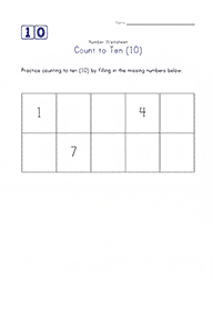 skip counting - fill in the missing numbers - worksheet 38