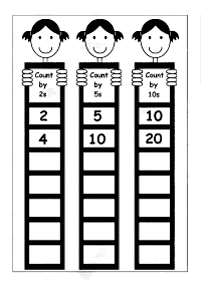 skip counting - fill in the missing numbers - worksheet 56