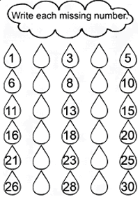 skip counting - fill in the missing numbers - worksheet 58