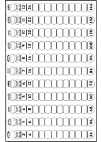 skip counting - fill in the missing numbers - worksheet 77