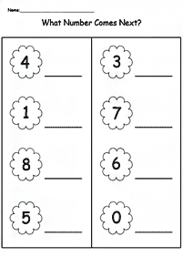 skip counting - fill in the missing numbers - worksheet 78