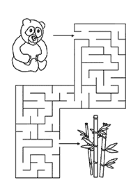 easy mazes for kids - worksheet 56