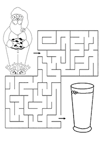 easy mazes for kids - worksheet 72