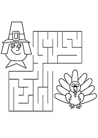 easy mazes for kids - worksheet 8