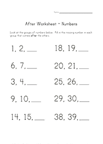 numbers larger then ten worksheets - worksheet 15