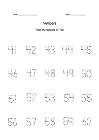 numbers larger then ten worksheets - worksheet 20
