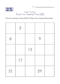 numbers larger then ten worksheets - worksheet 27