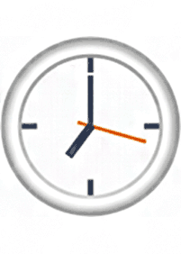 telling the time (clock) - worksheet 125