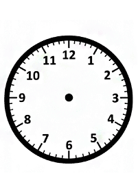 telling the time (clock) - worksheet 127
