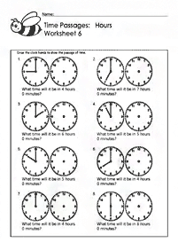 telling the time (clock) - worksheet 133