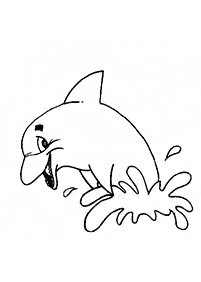 صفحات تلوين دلافين – الصفحة 16