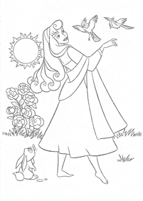 صفحات تلوين الأميرة النائمة (أرورا) – الصفحة 76