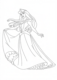 صفحات تلوين الأميرة النائمة (أرورا) – الصفحة 90