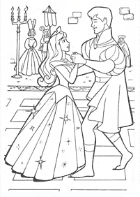 صفحات تلوين الأميرة النائمة (أرورا) – الصفحة 91