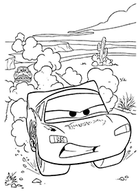 صفحات تلوين سيارات (ديزني) – الصفحة 104