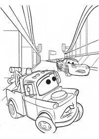 صفحات تلوين سيارات (ديزني) – الصفحة 107
