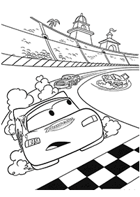 صفحات تلوين سيارات (ديزني) – الصفحة 125